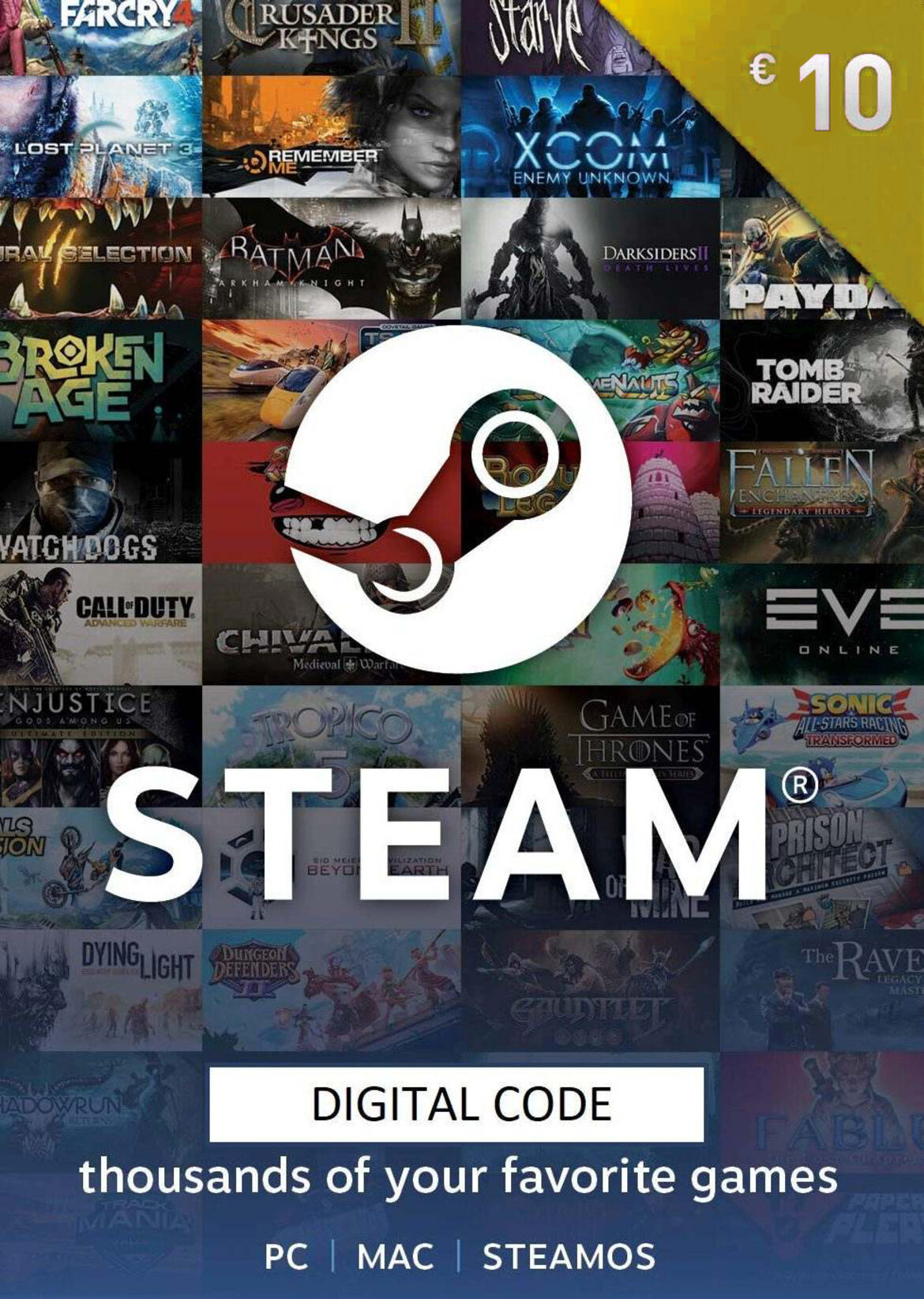 steam gift card with steam wallet