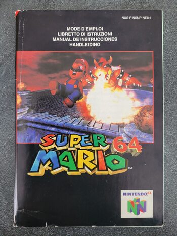 Notice Super Mario 64 Nintendo 64