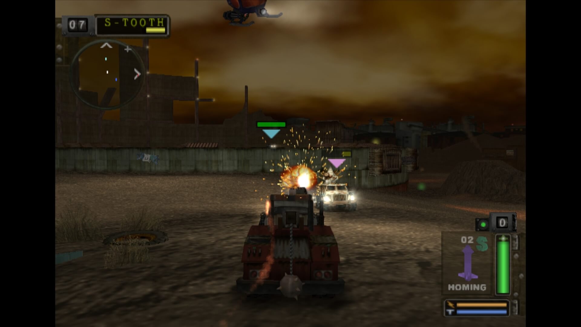 Twisted Metal: Black - PS2 Gameplay 1080p (PCSX2) 