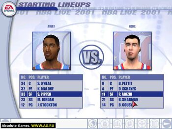 NBA Live 2001 PlayStation 2