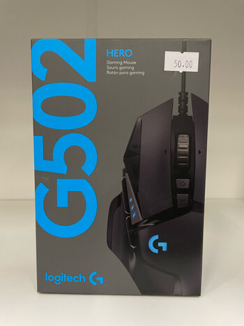 Logitech G502 HERO zaidimu pele gaming mouse juoda