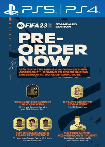 Buy EA SPORTS™ FIFA 23 Standard Edition Pre-Order Bonus (DLC) PSN key!  Cheap price