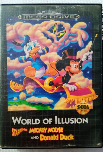 World of Illusion Starring Mickey Mouse and Donald Duck SEGA Mega Drive