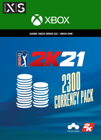 E-shop PGA Tour 2K21: 2300 Currency Pack XBOX LIVE Key EUROPE