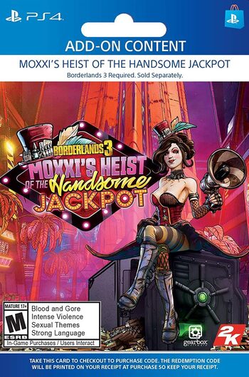 Borderlands 3: Moxxi's Heist of the Handsome Jackpot (DLC)(PS4/PS5) PSN Key GLOBAL