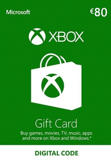 

Xbox Live Gift Card 80 EUR Xbox Live Key EUROPE