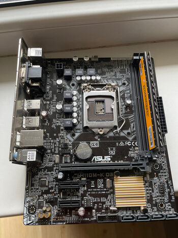 Pirkti Asus H110M-K D3 Intel H110 Micro ATX DDR3 LGA1151 1 x PCI-E x16 ...