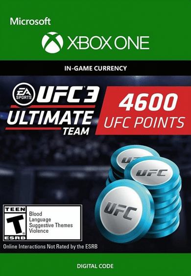 E-shop EA SPORTS UFC 3 - 4600 UFC POINTS Xbox Live Key GLOBAL