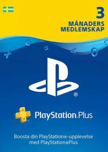 PlayStation Plus Card 90 Days (SE) PSN Key SWEDEN