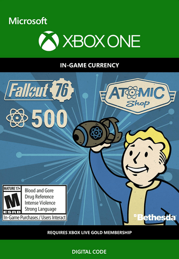 Fallout 76: 500 Atoms XBOX LIVE Key GLOBAL