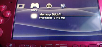 PSP 3000, Red, 6GB