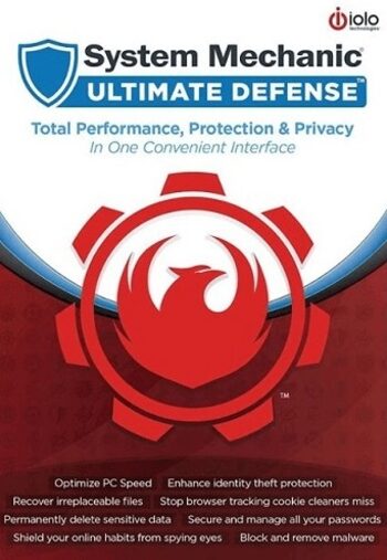 iolo System Mechanic Ultimate Defense 5 Devices 1 Year iolo Key GLOBAL
