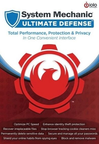 E-shop iolo System Mechanic Ultimate Defense 5 Devices 1 Year iolo Key GLOBAL