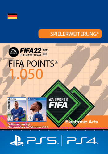 FIFA 22 - 1050 FUT Points (PS4/PS5) PSN Key GERMANY