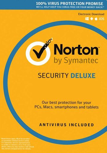 Norton Security Deluxe - 5 Device - 18 Month - Norton Key EUROPE