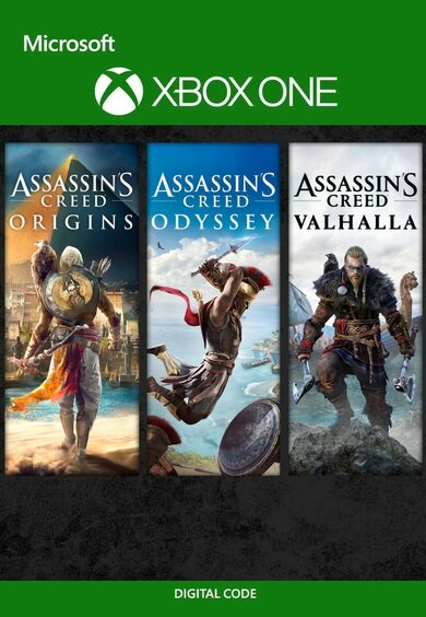E-shop Assassin's Creed Bundle: Valhalla, Odyssey, Origins (Xbox One) Xbox Live Key TURKEY