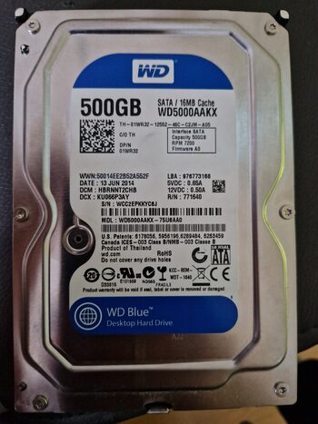 Western Digital WD Blue 500 GB HDD Storage