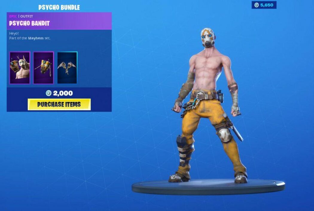 Websits To Get Pycho Bandit Skin On Fortnite Buy Fortnite Psycho Bundle Dlc Epic Games Key Europe Eneba