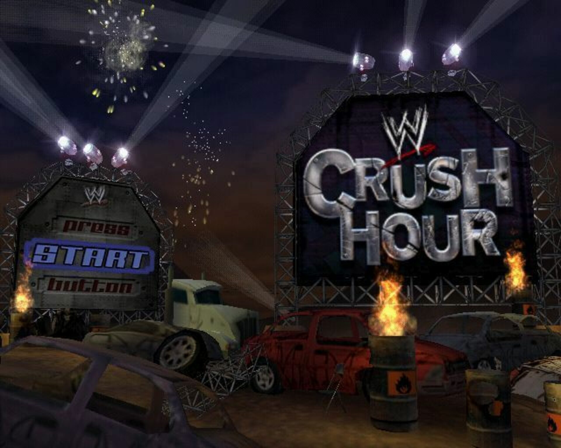 ps2 wwe crush hour