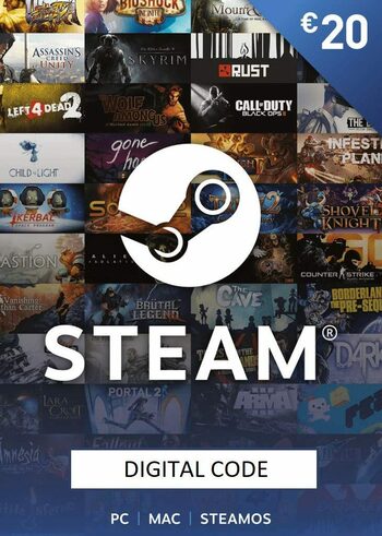 ordenar lector Encantador Comprar Tarjeta Regalo Steam 20 EUR Código Steam | ENEBA