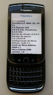 Buy BLACKBERRY TORCH 9800 MÓVIL LIBRE