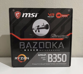 MSI B350M BAZOOKA AMD B350 Micro ATX DDR4 AM4 1 x PCI-E x16 Slots Motherboard