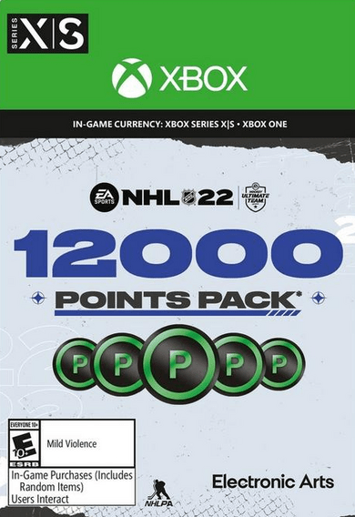 E-shop NHL 22 12000 Points Pack XBOX LIVE Key EUROPE