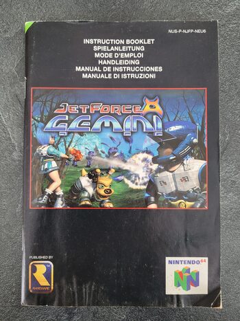 Notice Jet Force Gemini Nintendo 64