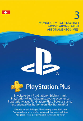 Playstation Plus Card 90 Days (CH) PSN Key SWITZERLAND