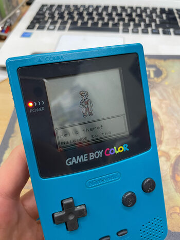 Nintendo Game Boy Color Model No CGB 001 mėlynas - turkio spalvos blue 