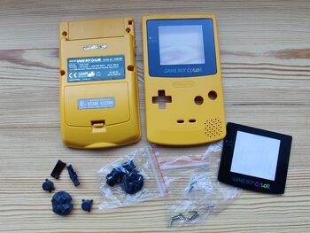 Get Nintendo Game Boy Color GBC konsolė su žaidimais ir pakeičiamomis dalimis