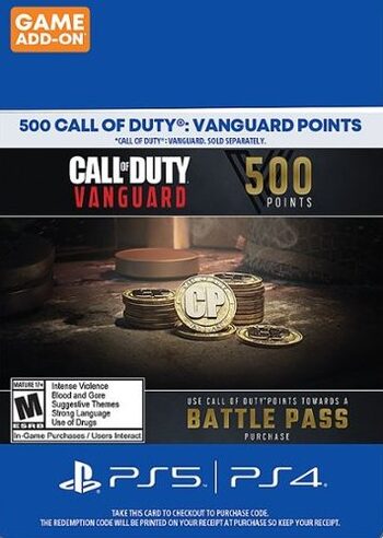 Call of Duty: Vanguard Points - 500 (PS4/PS5) PSN Key LATAM