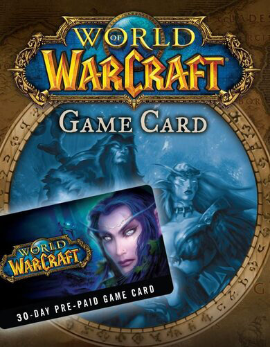 World of Warcraft WoW Gamecard 30 Tage