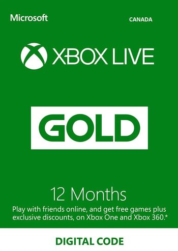 Xbox Live Gold 12 months Xbox Live Key CANADA