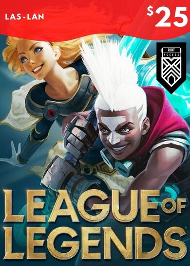E-shop League of Legends Gift Card 25 USD - LAS/LAN Server Only