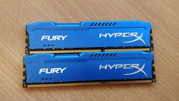 Kingston HyperX Fury Blue 16 GB (2 x 8 GB) DDR3-1600 Blue / Silver PC RAM