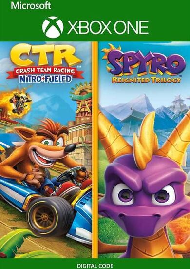 E-shop Crash Team Racing Nitro-Fueled + Spyro Game Bundle XBOX LIVE Key UNITED KINGDOM