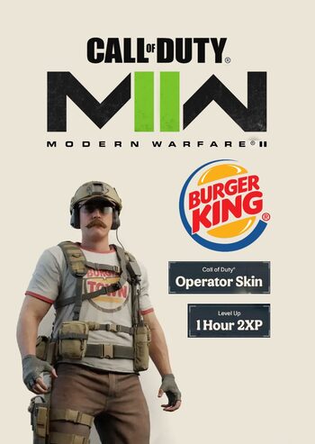 Call of Duty®: Modern Warfare® II  -  Burger King Operator Skin + 1 Hour 2XP (DLC) Official Website Key UNITED STATES