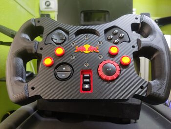 Mod 4.0 volante f1 Logitech g29 y g923(ps)(Red bull)(Rojo)