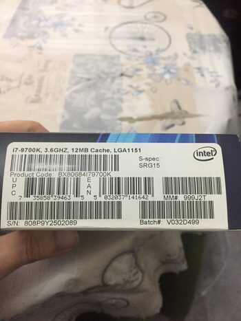 Intel Core i7-9700K 3.6-4.9 GHz LGA1151 8-Core CPU