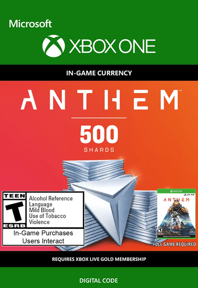 E-shop Anthem: 500 Shards Pack XBOX LIVE Key GLOBAL