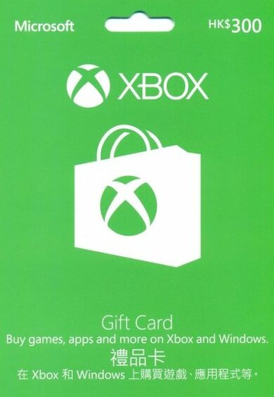 E-shop Xbox Live Gift Card 300 HKD Xbox Live Key HONG KONG