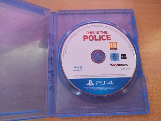 This is the Police PlayStation 4
