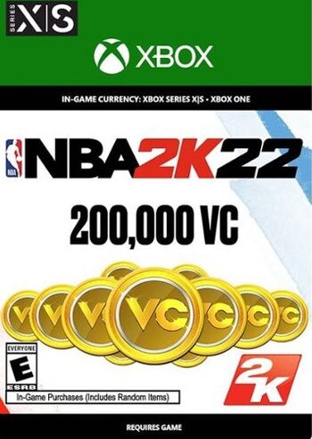 NBA 2K22: 200,000 VC XBOX LIVE Klucz UNITED STATES