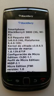 BLACKBERRY TORCH 9800 MÓVIL LIBRE for sale