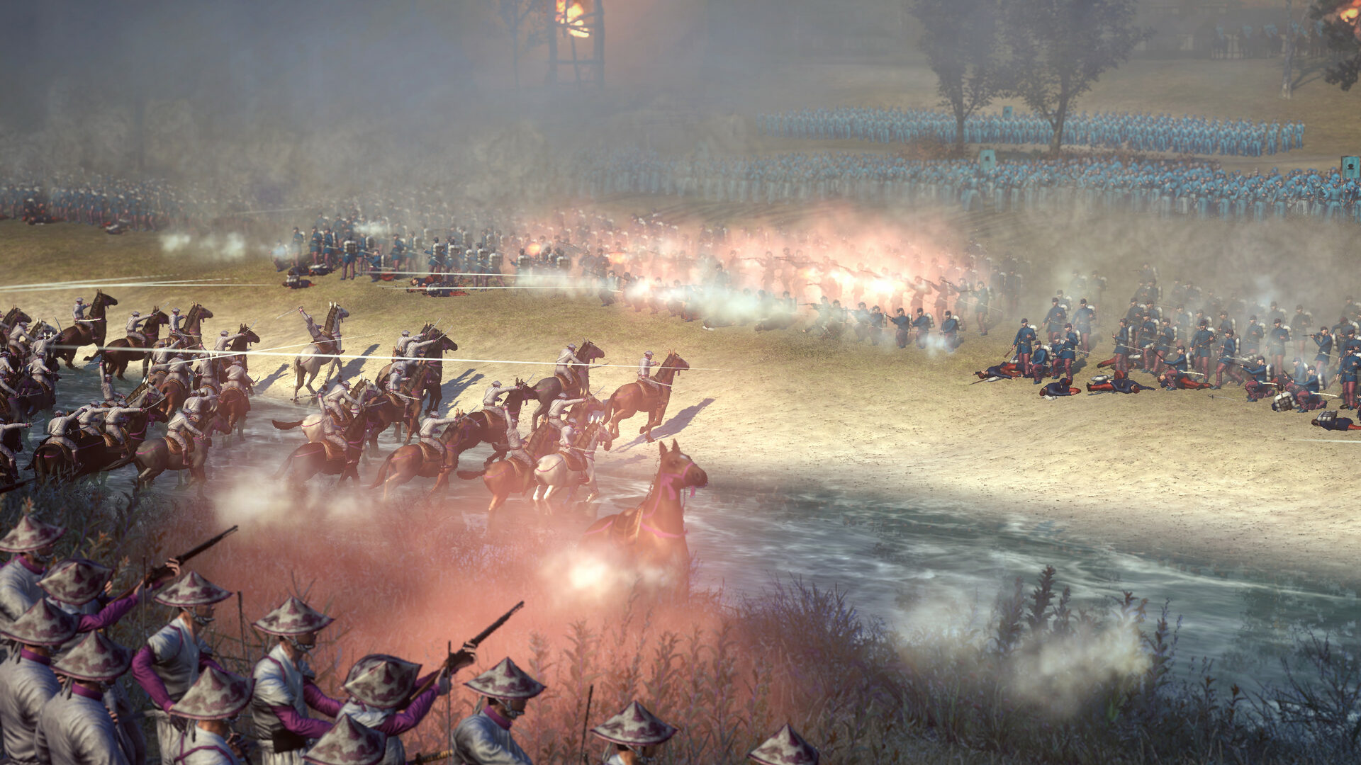 fall of the samurai gameplay