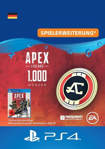 Apex Legends 1000 Apex Coins (PS4) PSN Key GERMANY