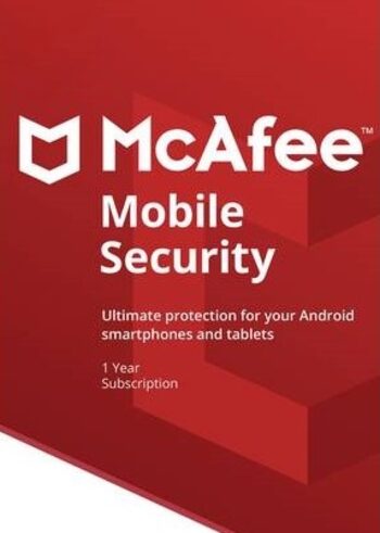 McAfee Mobile Security 1 Dispositivo 1 Anno (Android) McAfee Key GLOBAL