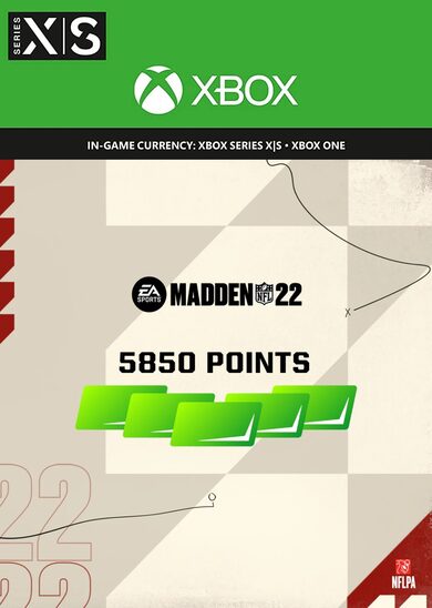 E-shop MADDEN NFL 22 - 5850 Madden Points XBOX LIVE Key GLOBAL