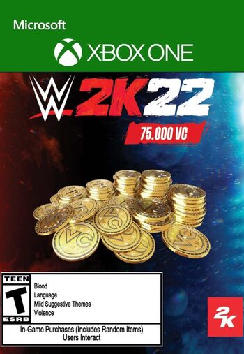 WWE 2K22 75,000 Virtual Currency Pack for Xbox One Key GLOBAL